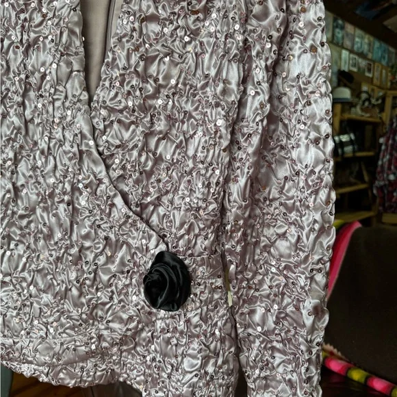 Jackie Jon Sequin Embellished Jacket - Picture 7 of 12